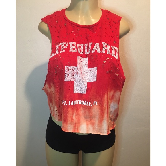 Lifeguard ReWorked distressed tee - Picture 1 of 3